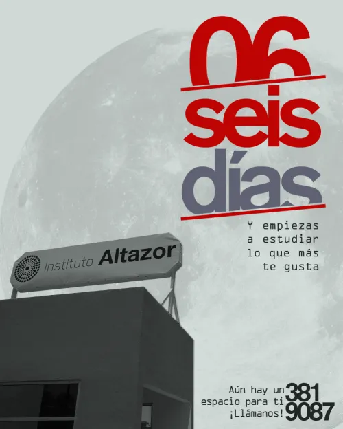 Pieza de la campaña de inscripciones de Instituto Altazor